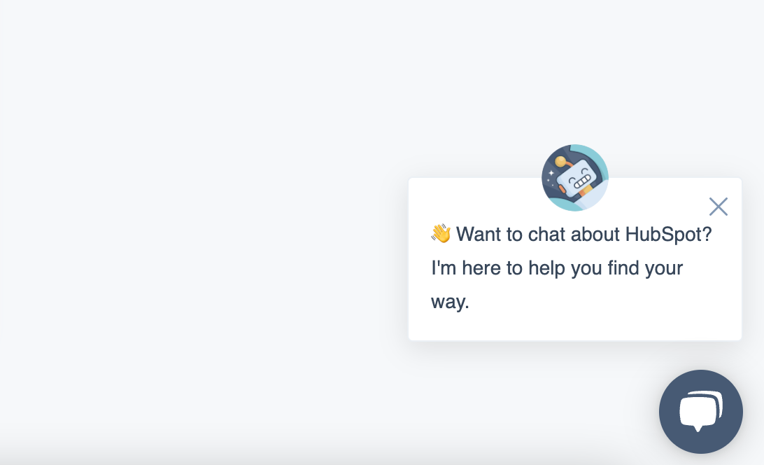 The little icon of a chatbot gives customers a sense of presence of your customer support.