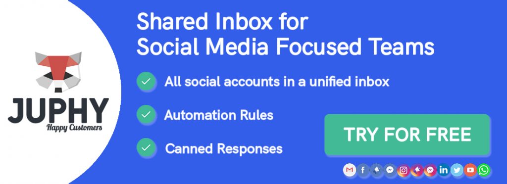 Shared inbox for social media focused teams