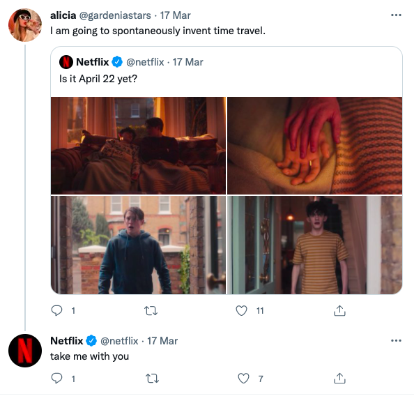 Social media customer service example Netflix