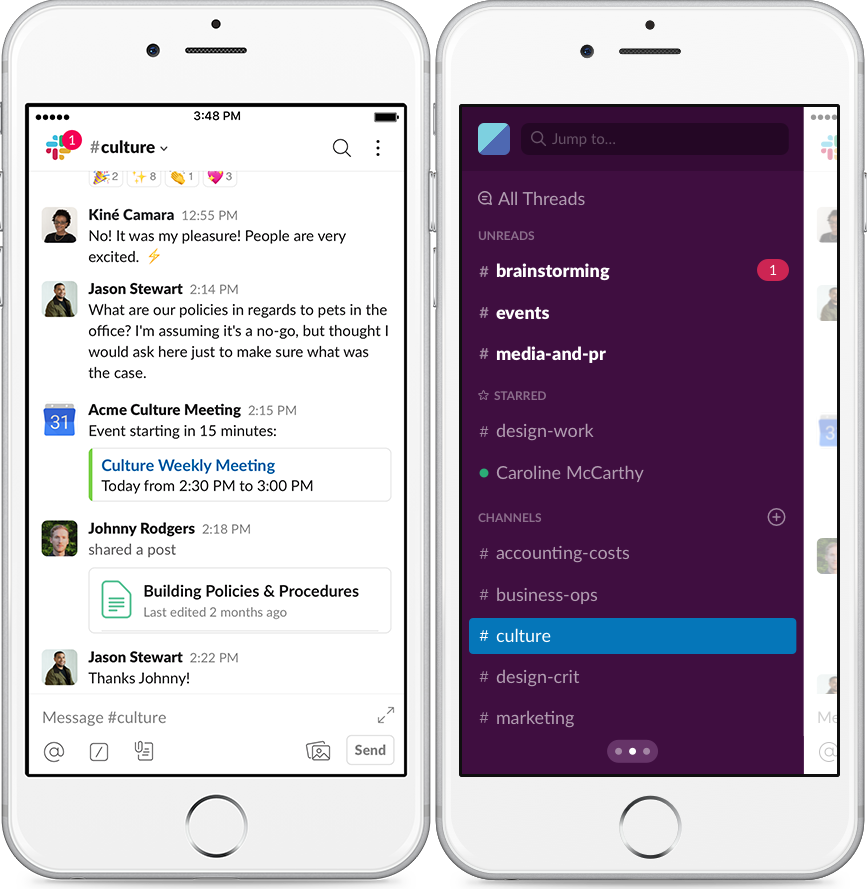 Slack Mobile App