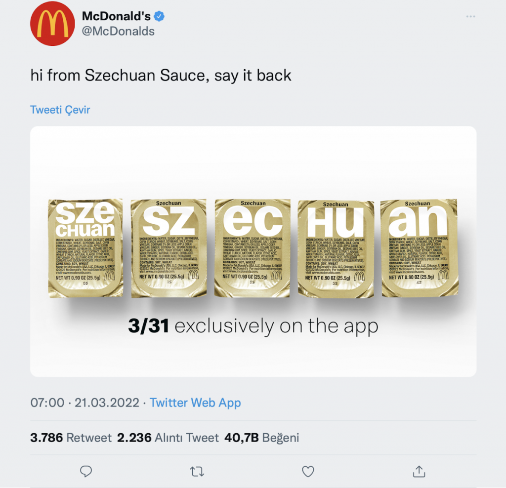 Mc Donald's social media engagement strategy example 02