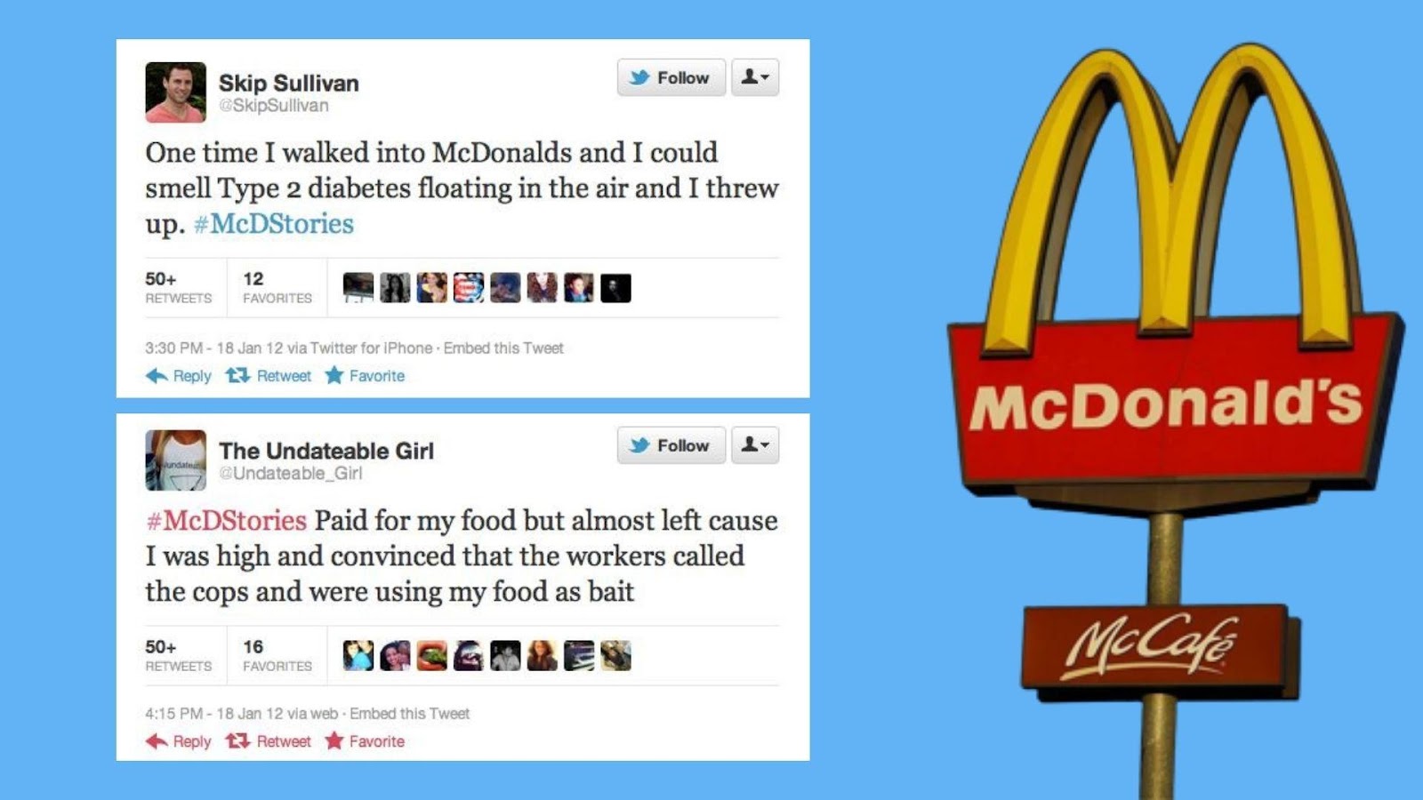 Like many brands, McDonald’s trusted social media users with flattering content, and then it backfired.  