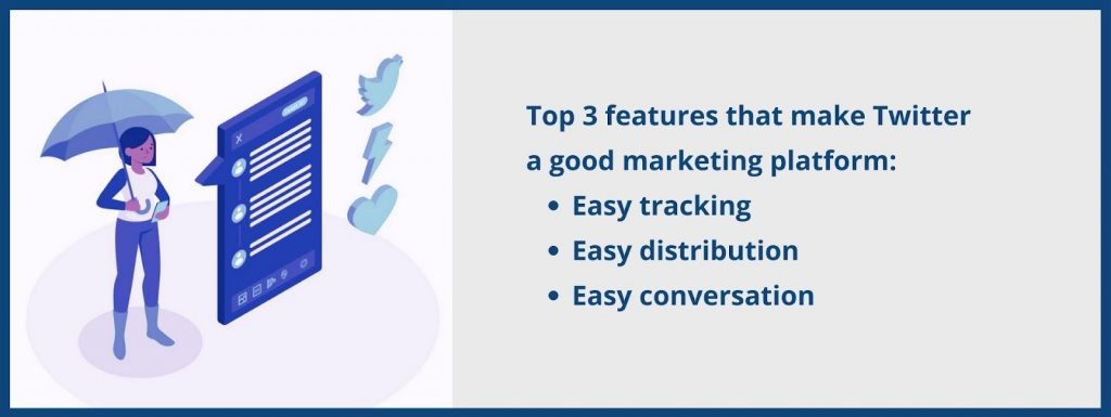 Your Twitter marketing strategy should take the platform’s strengths into account.