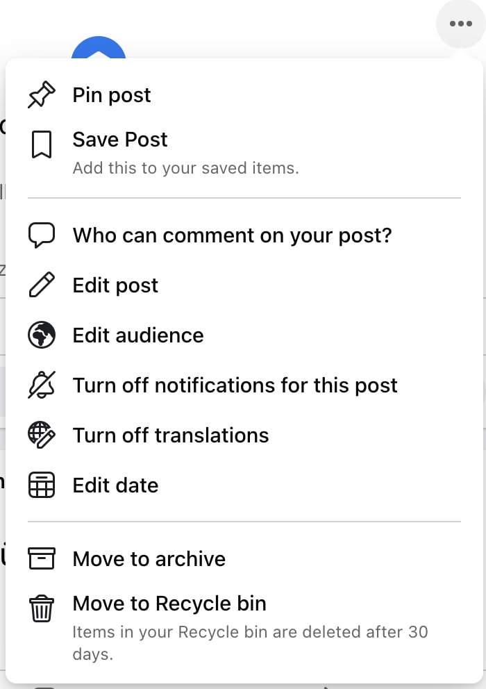 How to Turn off Comments for Individual Public Facebook Posts