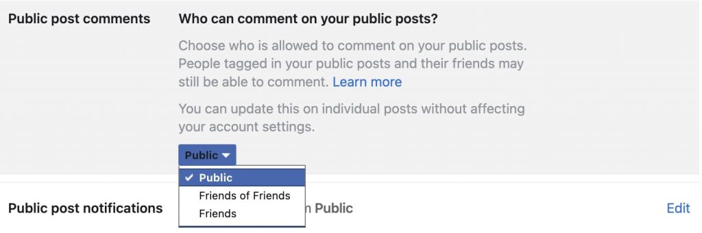 Only your friends will be able to comment on public posts when you select the Friends option there. Unfriend them if required, and they will lose the ability to comment.