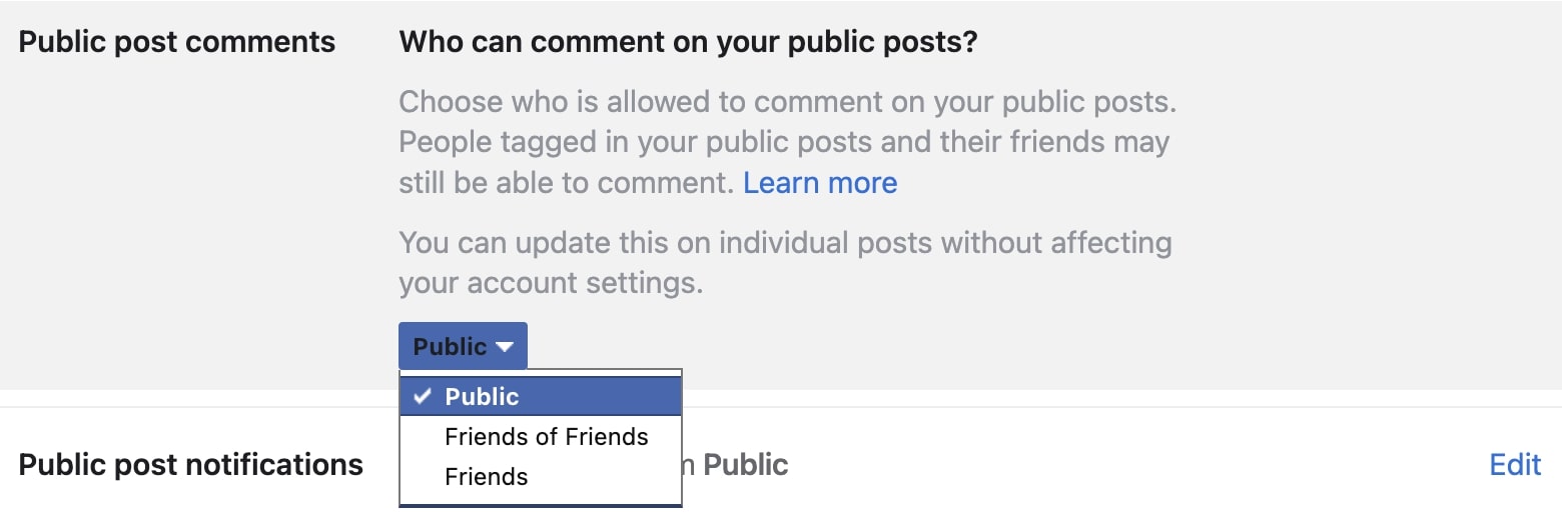 Only your friends will be able to comment on public posts when you select the Friends option there. Unfriend them if required, and they will lose the ability to comment.