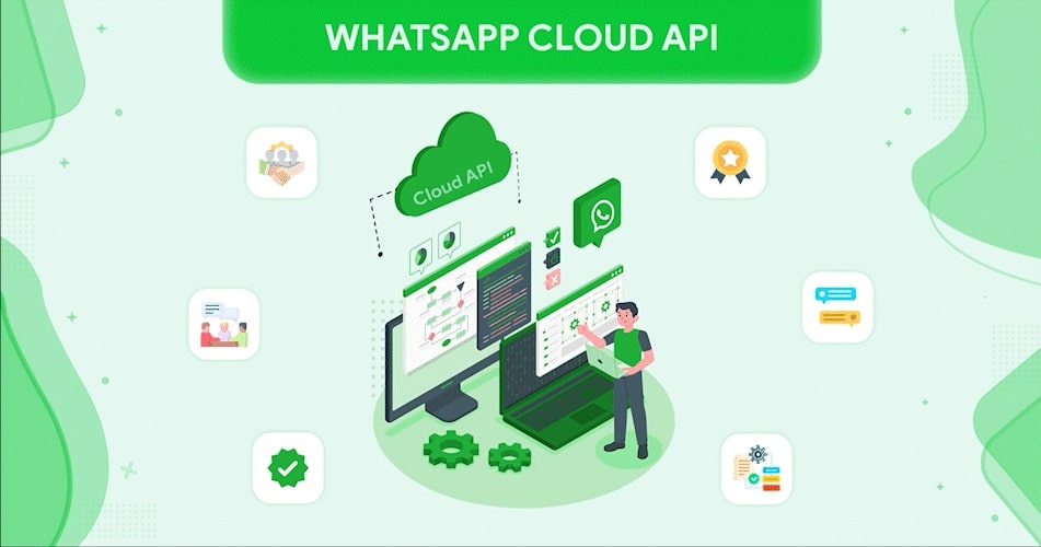 A cloud-hosted replica of the WhatsApp Business API