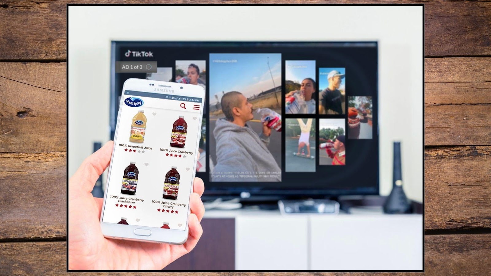 Ocean Spray turned a viral video into a branded campaign.