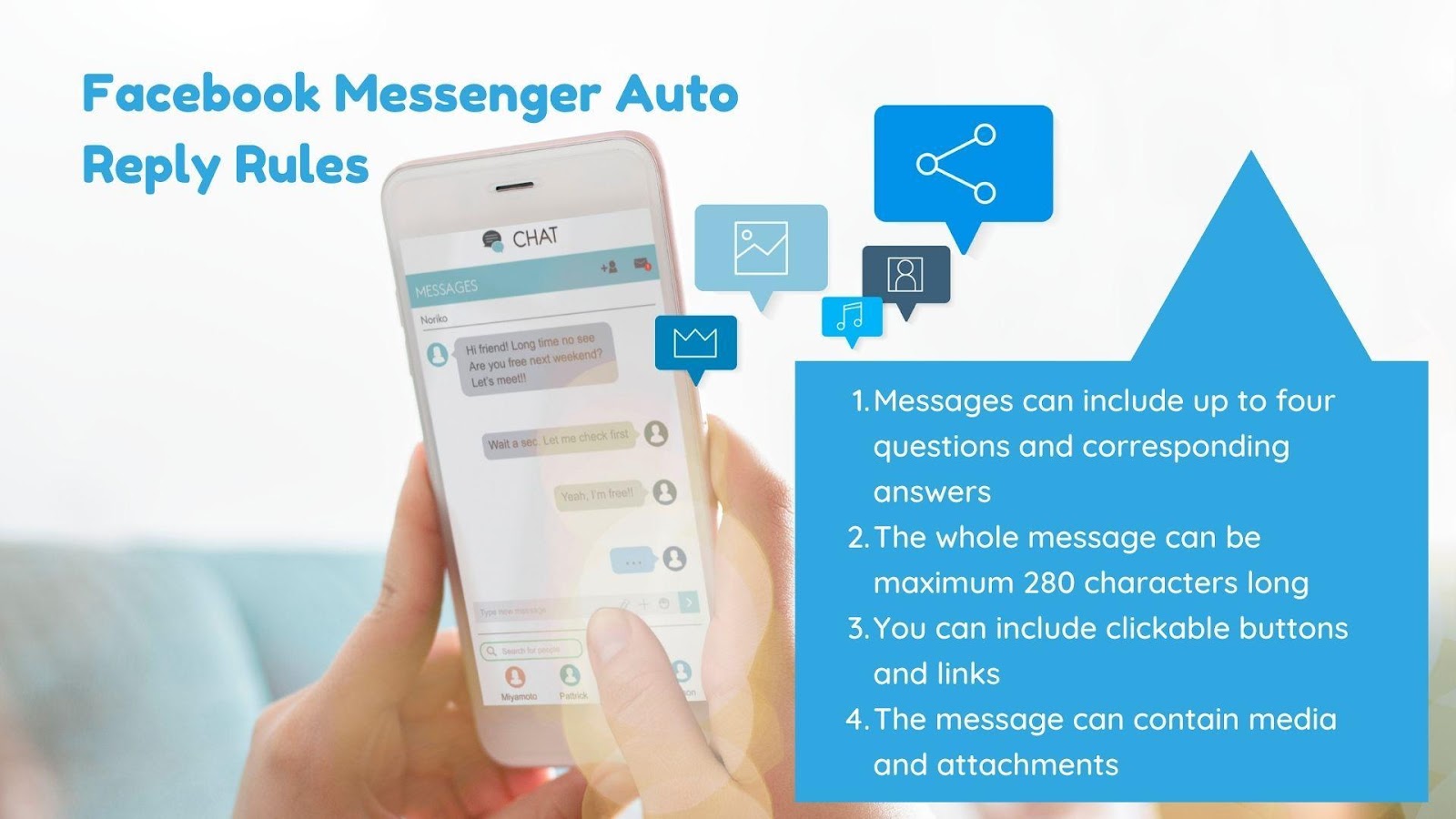 Facebook Messenger Auto Reply Guide with Templates Juphy