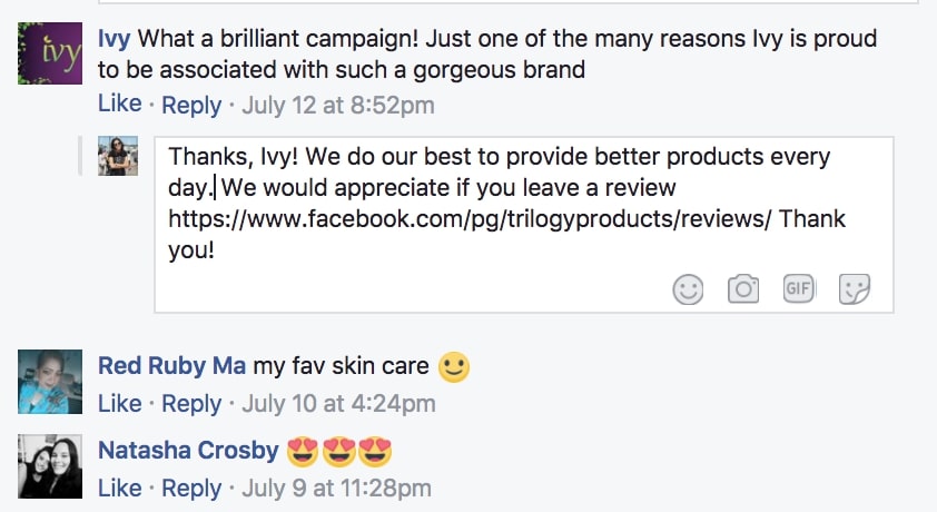 Replying to comments helps boost audience engagement on Facebook 
