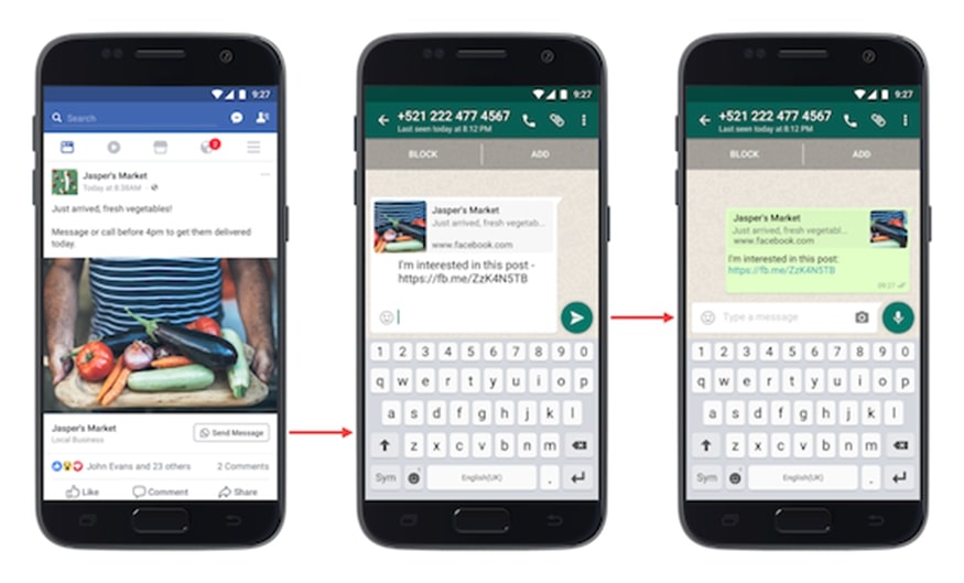 Facebook can be an essential medium to drive your WhatsApp business profile traffic. All you need to do is to leverage a "Click-to-WhatsApp" ad! 