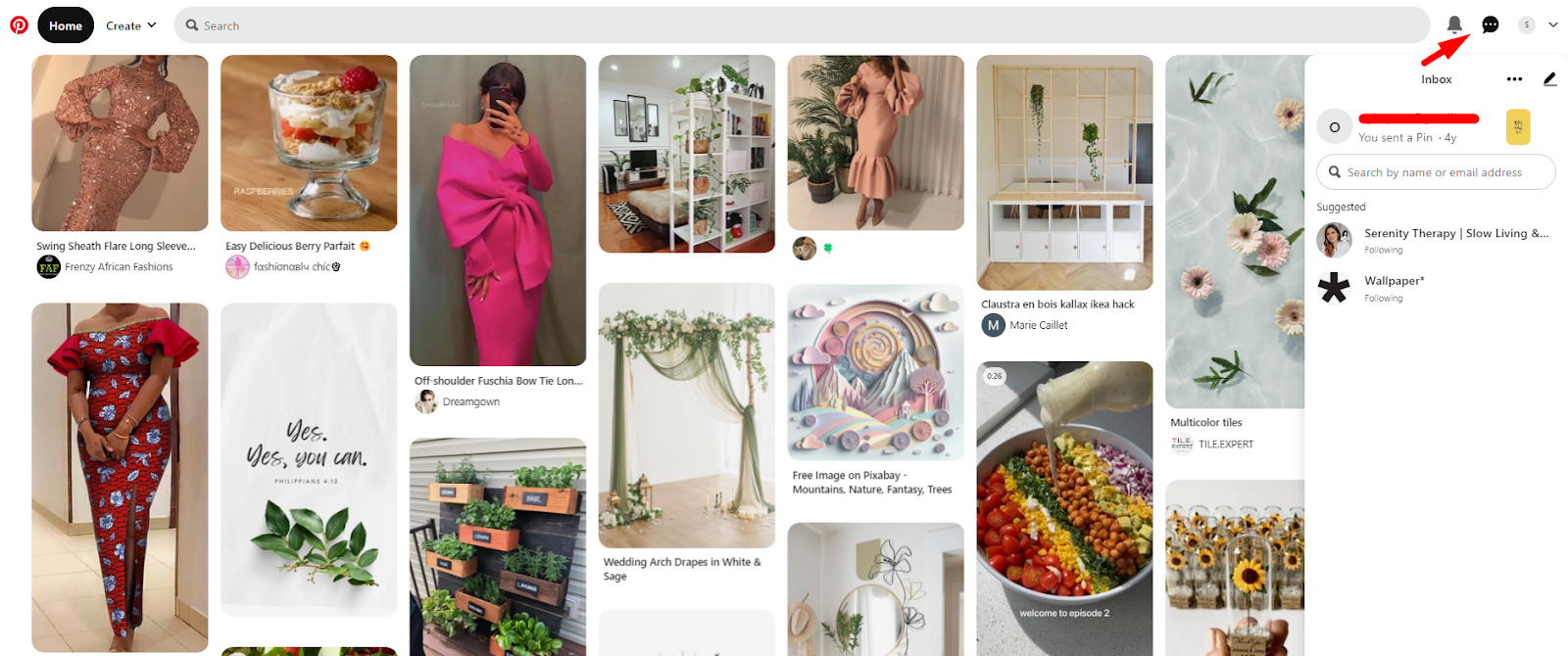 Pinterest is a social media platform that’s been quite useful for brands in the beauty and lifestyle niche. This platform provides users with a private message inbox that allows them to chat privately with other users.