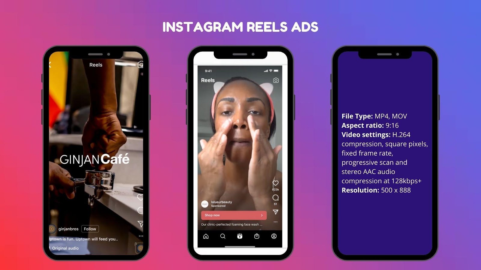 Instagram Reels ad examples and specs