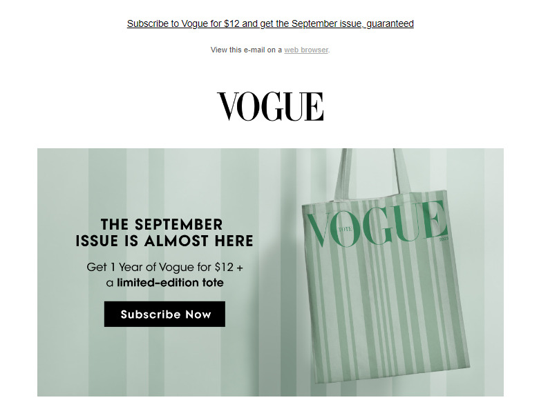 Vogue offer