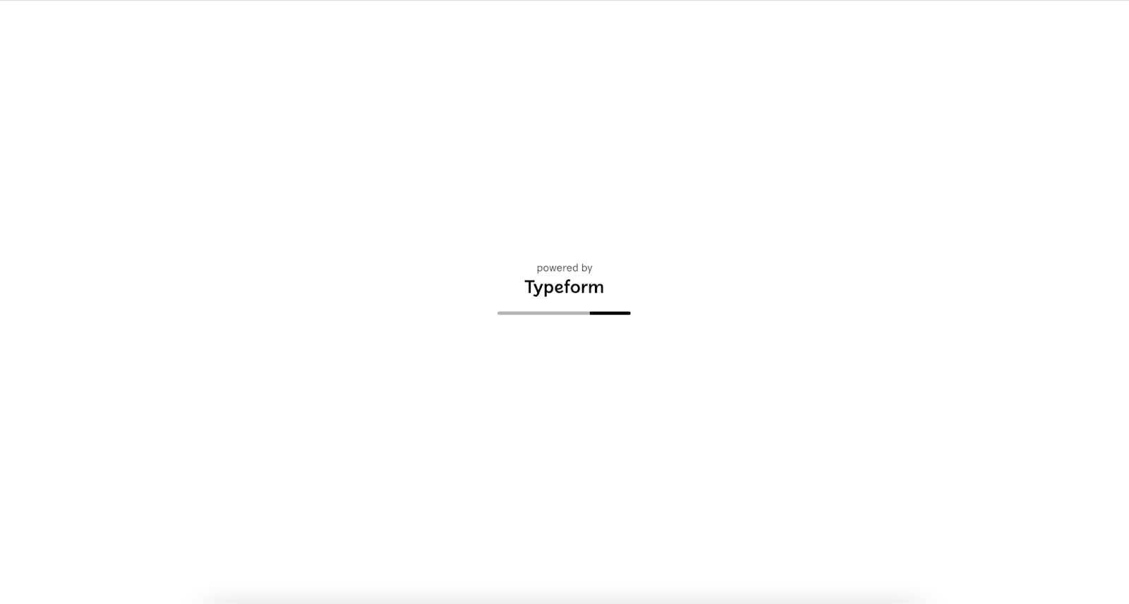Branding tag example from Typeform