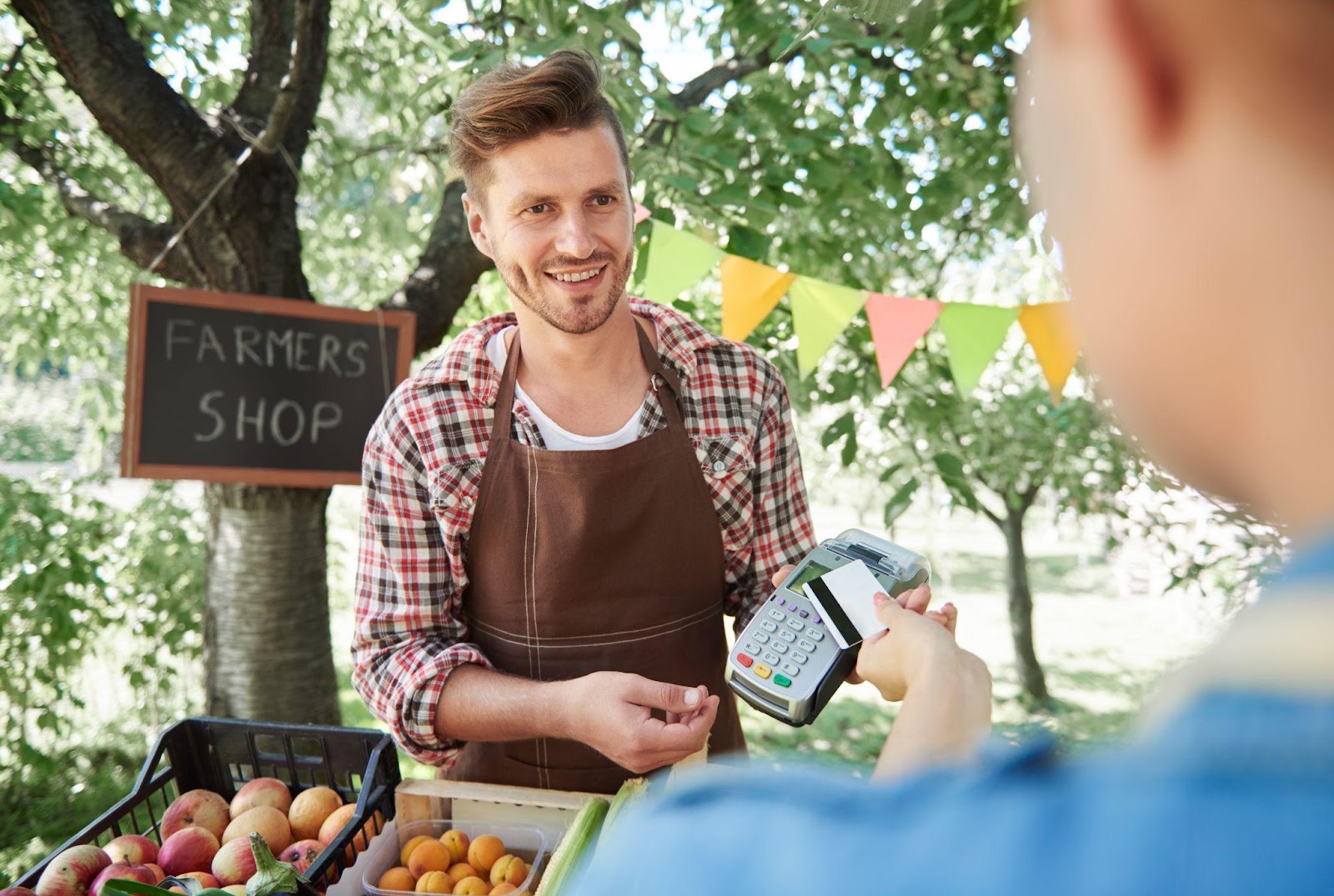 You can accept non-cash payments even in street markets thanks to Shopify POS.