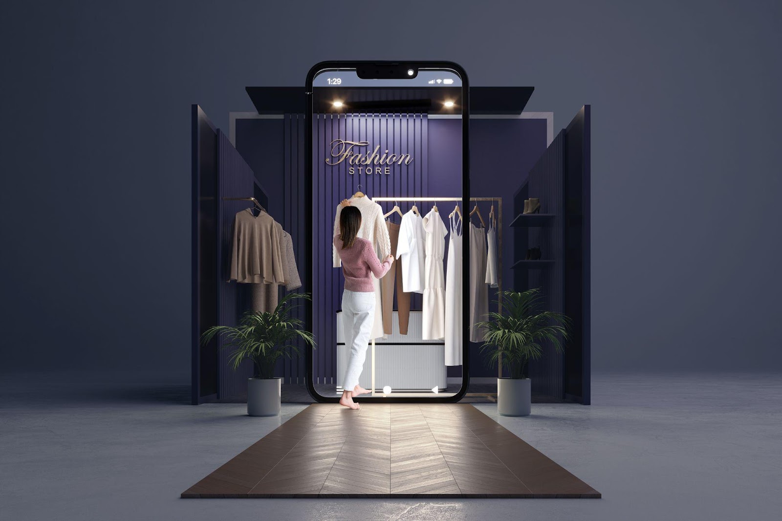 A digital store that closely replicates a physical store's experience encourages customers to make transactions confidently.