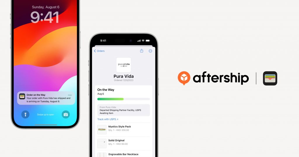 AfterShip offers Apple Wallet Order Tracking.