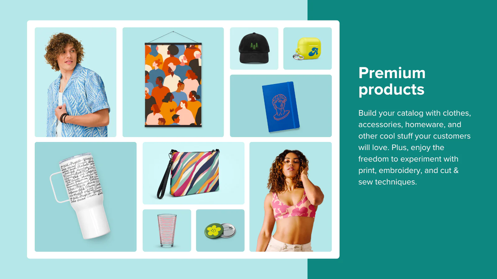 Printful is a Print-on-Demand dropshipping supplier that supplies you with cool printed stuff, all you need to do is tell them what you need. 