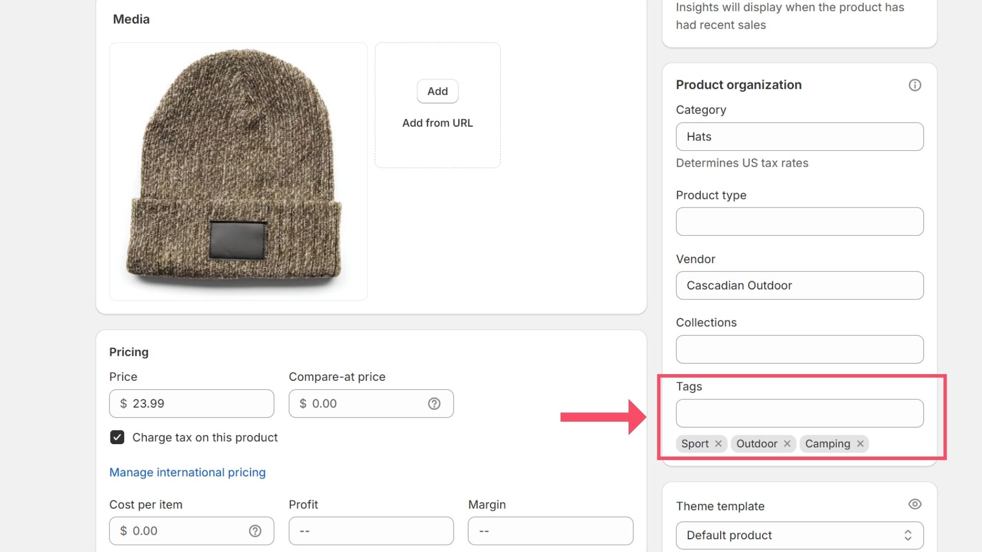 Shopify Store Optimization Strategic Tagging