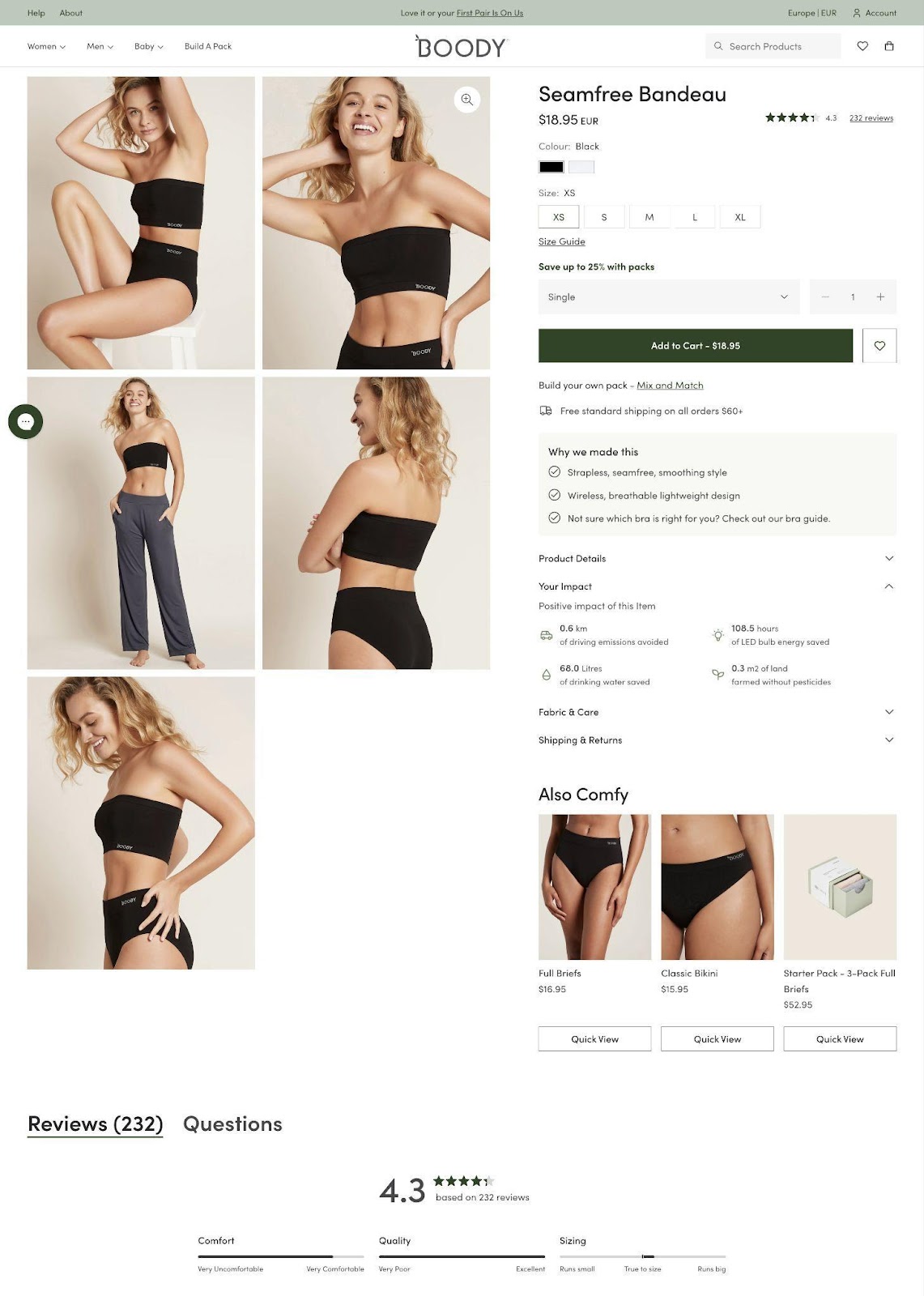 Image of Boody's entire bandeau page.