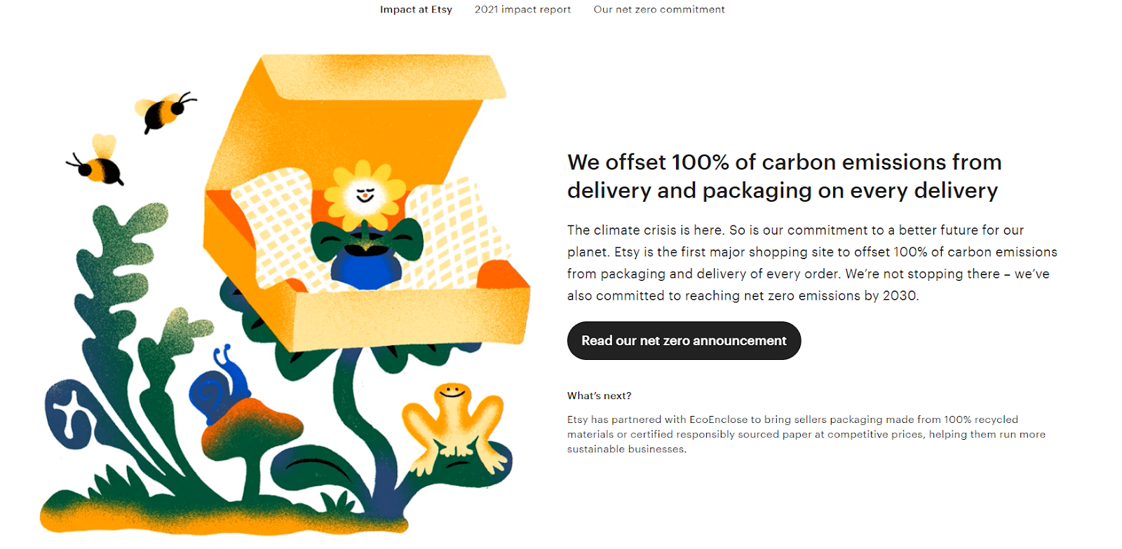 Etsy- Carbon-Neutral Shipping