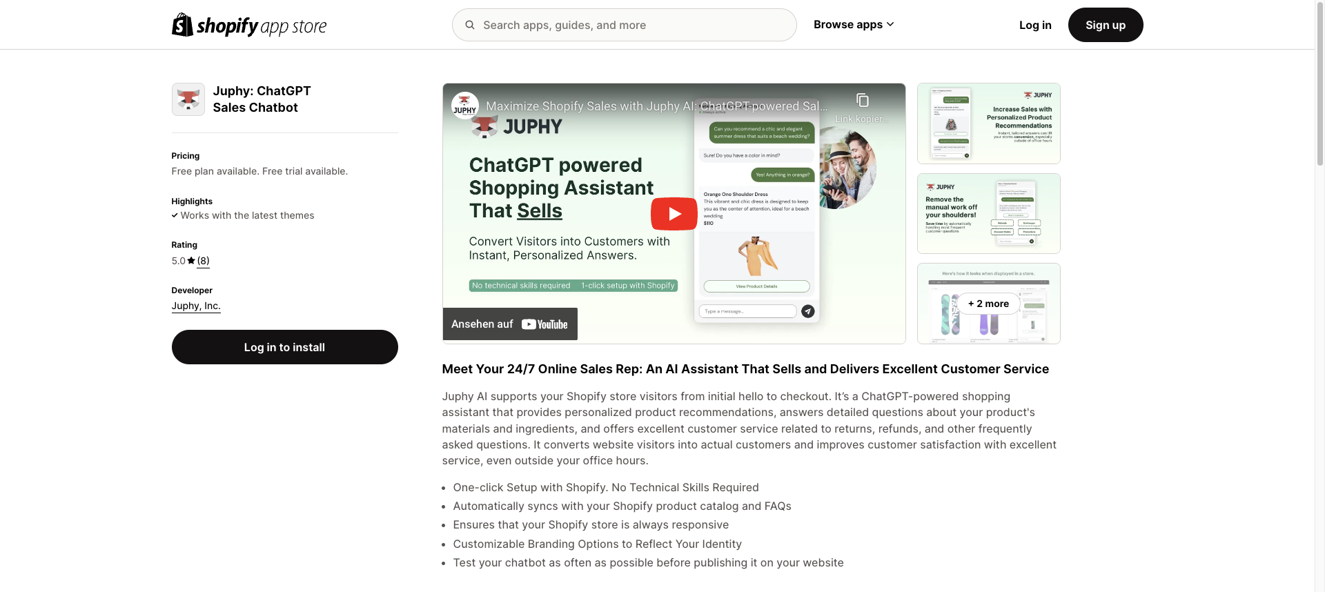 In just two minutes, you can connect your Shopify store to Juphy AI.
