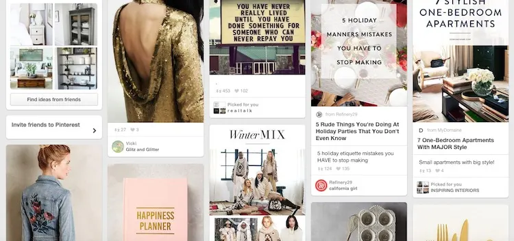 Pinterest's strength is driving intent-driven traffic.