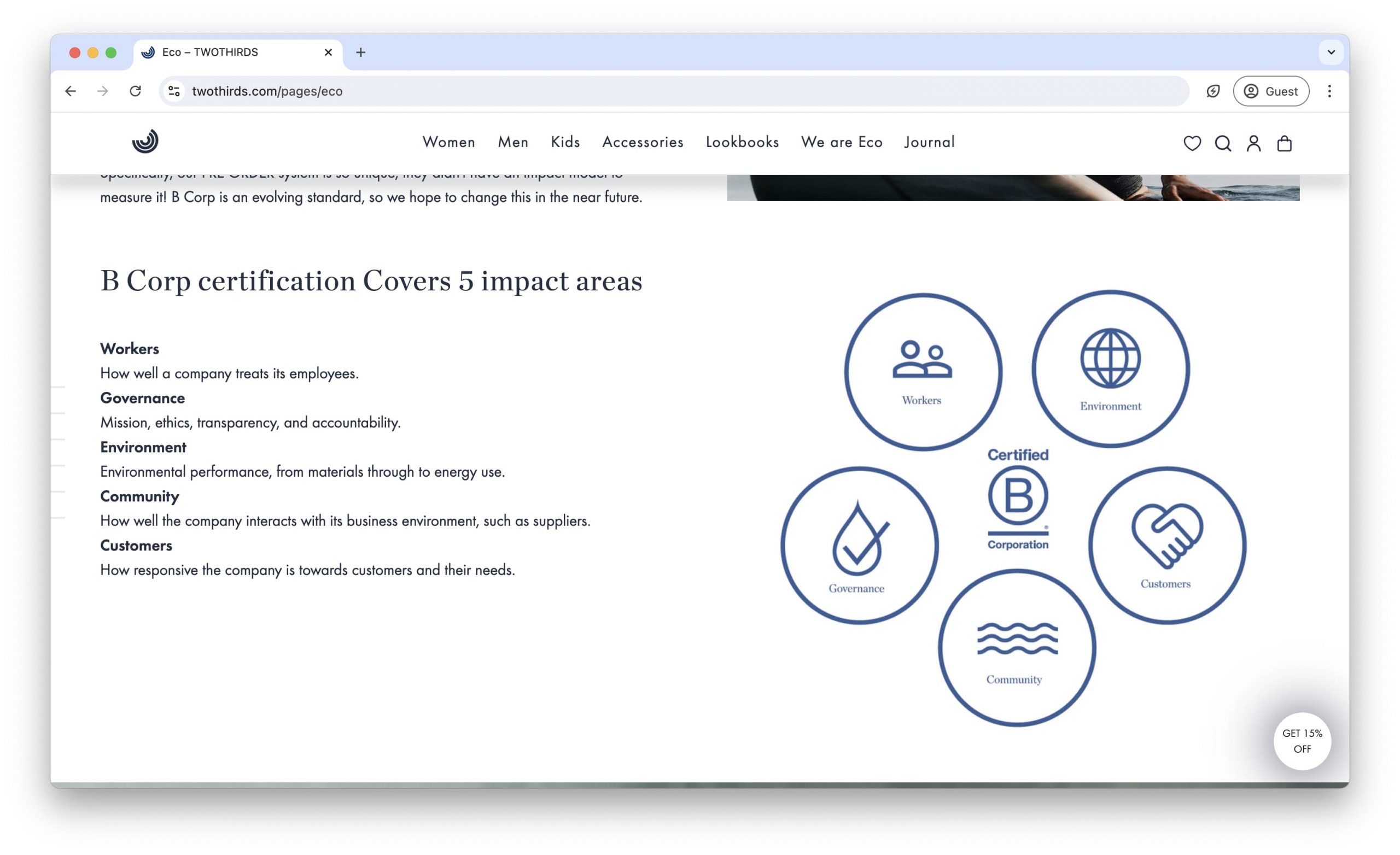 TWO THIRDS demonstrates transparency in its supply chain, from sourcing to production.