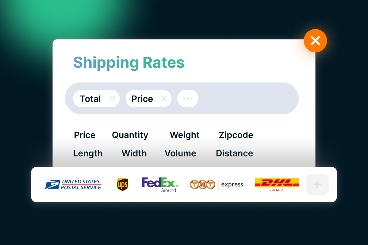 shopify shipping rates