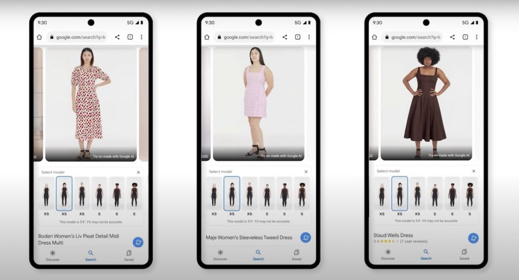 Google is enhancing its AI-powered shopping experience by adding dresses to its virtual try-on feature.