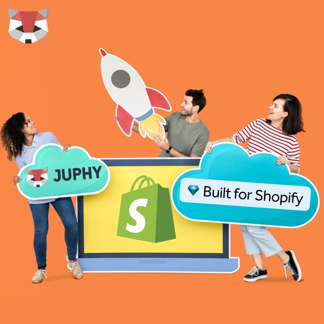 Juphy’s AI Shopping Assistant for Shopify stores has officially received the ‘Built for Shopify’ badge!