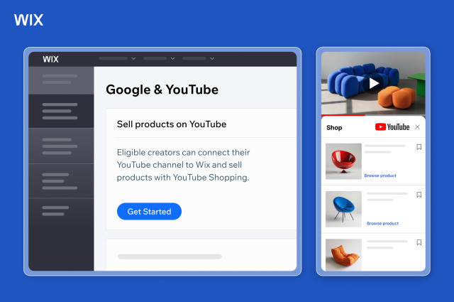 Wix has joined forces with YouTube Shopping, allowing merchants to sell products directly on the platform.