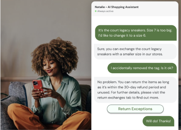 Juphy’s AI Agent assists customers by quickly addressing tracking-related inquiries, ensuring they feel supported throughout the entire journey.