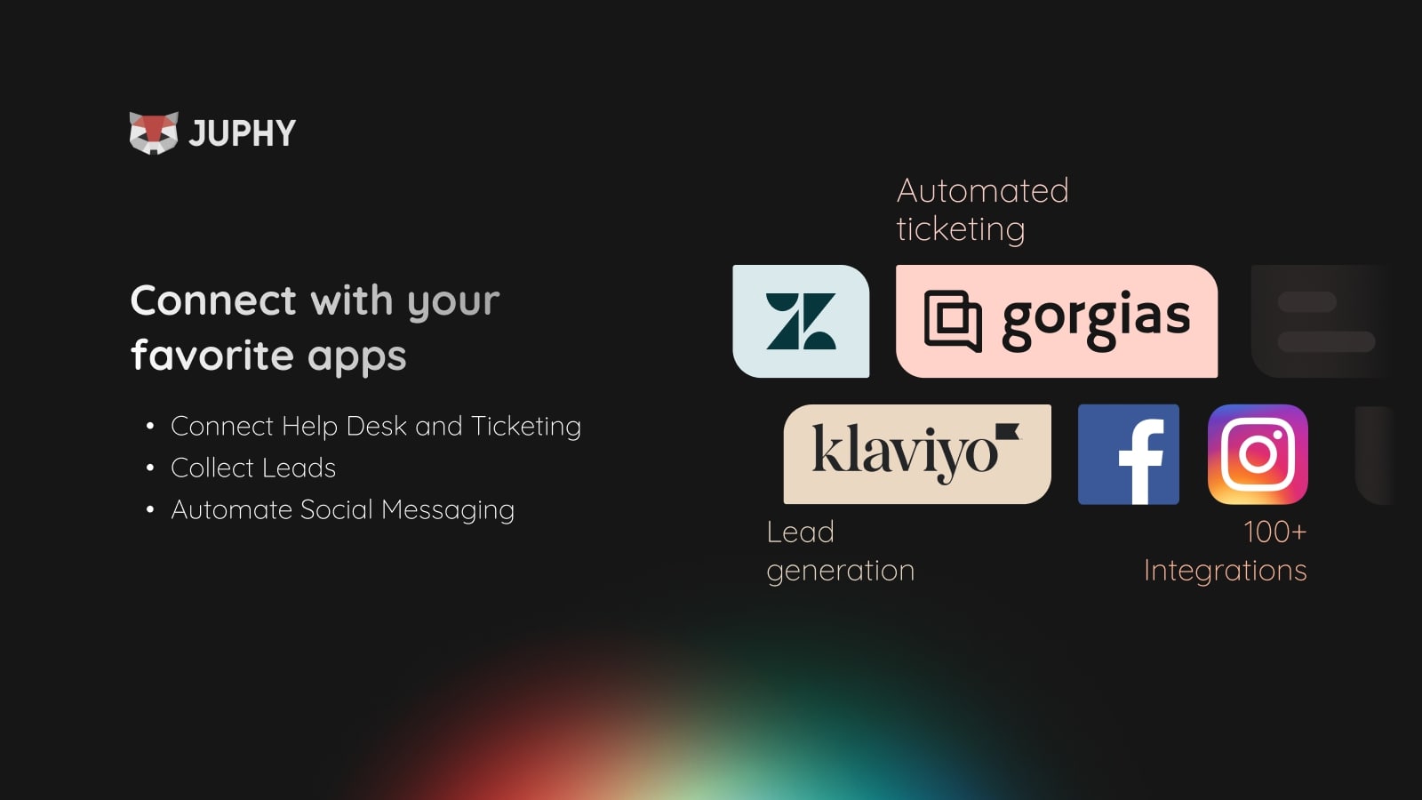 Connect to your favorite apps