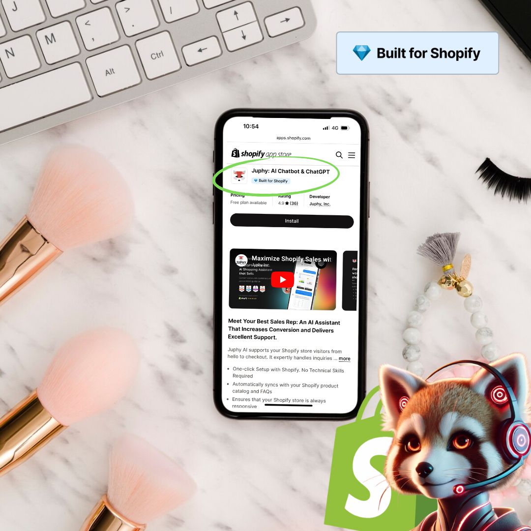 Juphy is now 'Built for Shopify'.