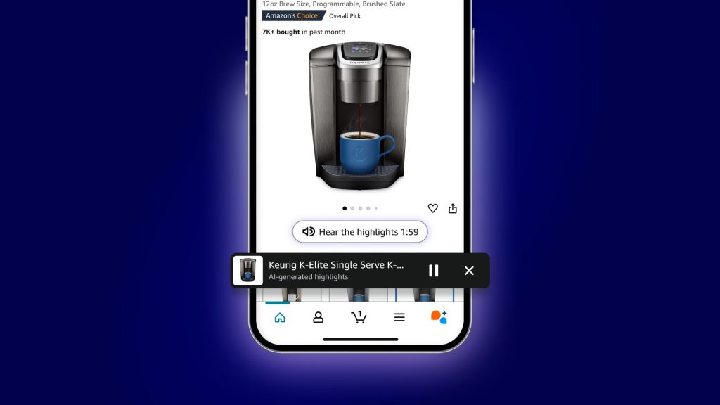 Amazon is improving the online shopping experience by trialing a new, generative AI-powered audio feature that synthesizes product summaries.